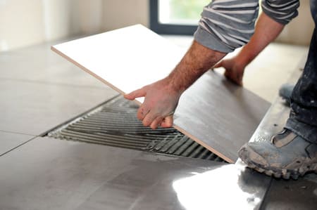 Tile flooring installation services